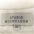 スタジオニコルソン STUDIO NICHOLSON コットンワイドデニムパンツ メンズ 00