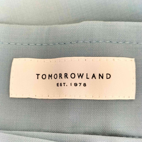 トゥモローランド TOMORROWLAND クリアストレッチトロピカル フロントタックパンツ レディース 34