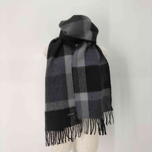 ブラックレーベルクレストブリッジ BLACK LABEL CRESTBRIDGE カシミヤウール リバーシブル チェックストール メンズ