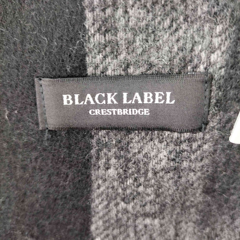 ブラックレーベルクレストブリッジ BLACK LABEL CRESTBRIDGE カシミヤウール リバーシブル チェックストール メンズ