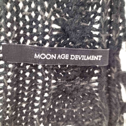 ムーンエイジデビルメント moon age devilment フリンジニットストール メンズ