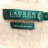 ローレンラルフローレン LAUREN RALPH LAUREN LRLロゴ 刺繍 カシミヤケーブルニット レディース import:L