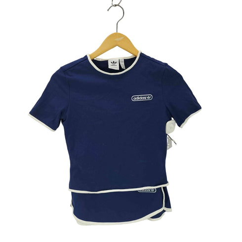 アディダスオリジナルス adidas Originals Crop Binding Details クロップド Tシャツ スカート セットアップ レディース XL