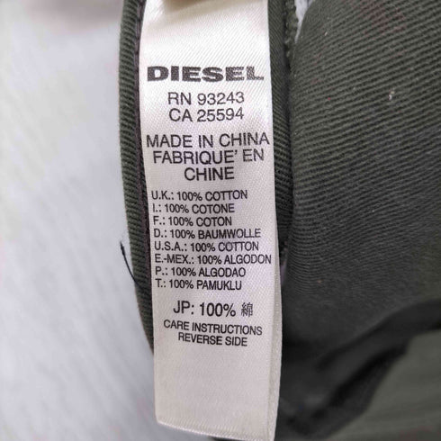 ディーゼルインダストリー Diesel Industry ダメージ加工ワークキャップ メンズ 11