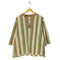 ロクビューティーアンドユースユナイテッドアローズ 6 BEAUTY & YOUTH UNITED ARROWS COTTON PILE STRIPE PULLOVER カットソー レディース