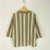 ロクビューティーアンドユースユナイテッドアローズ 6 BEAUTY & YOUTH UNITED ARROWS COTTON PILE STRIPE PULLOVER カットソー レディース