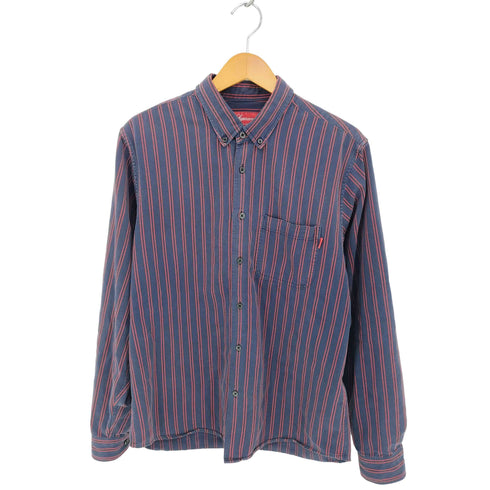 シュプリーム Supreme 19SS Stripe Twill Shirt メンズ import:M