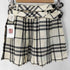 バーバリーブルーレーベル BURBERRY BLUE LABEL ベルト付き チェックプリーツミニスカート レディース EUR:36
