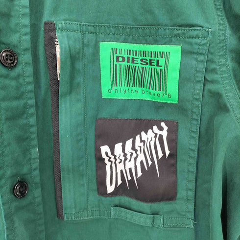 ディーゼル DIESEL マルチパッチ ワークシャツ メンズ import:M