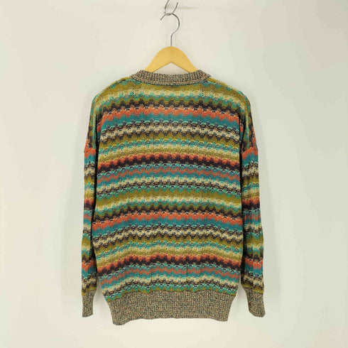 ミッソーニ MISSONI イタリア製 カラフルシアーカーディガン レディース