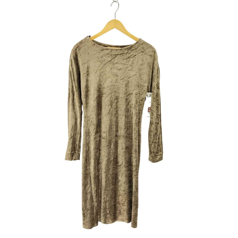 エムエムシックスメゾンマルタンマルジェラ MM6 Maison Martin Margiela ここのえタグ ショルダージップ ベロアワンピース レディース M