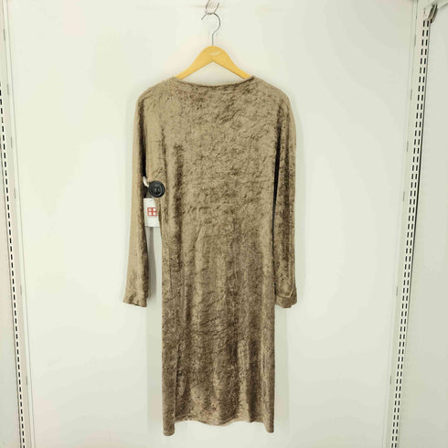 エムエムシックスメゾンマルタンマルジェラ MM6 Maison Martin Margiela ここのえタグ ショルダージップ ベロアワンピース レディース M