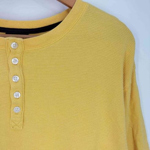ポロラルフローレン POLO RALPH LAUREN SLEEPWEAR ポニー刺繍 ヘンリーネック サーマル ロングスリーブTシャツ メンズ import:XL