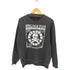 SEVEN ZERO ONE 00s Y2K クラックプリント スカル クルーネックスウェット メンズ import:L