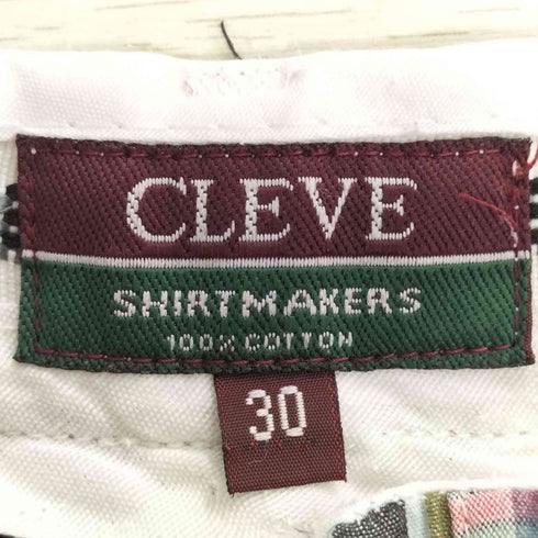クリーブ CLEVE チェック パッチワーク ショーツ ショートパンツ メンズ 30
