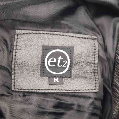 et2 カウレザーパンツ メンズ JPN:M