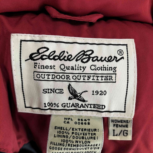 エディーバウアー Eddie Bauer 90S~00S キルティングダウンジャケット メンズ womens L