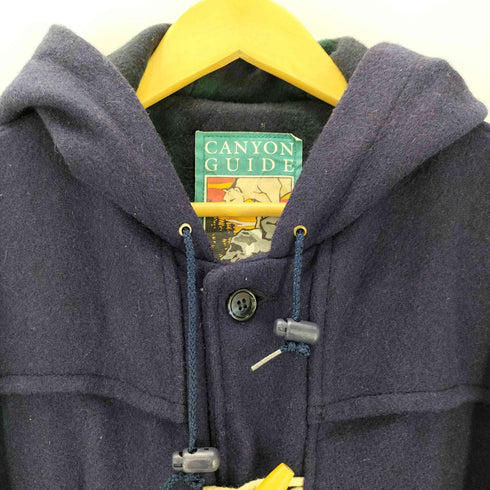 CANYON GUIDE USA製 チェック柄 ダッフルコート メンズ JPN:L