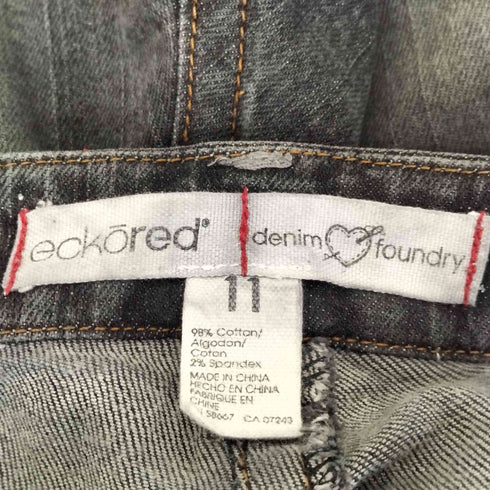 ECKORED 刺繍ストレートデニムパンツ メンズ 11