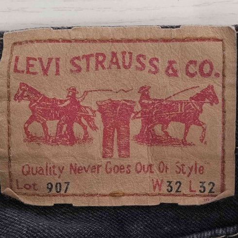 リーバイス Levis 00s フィリピン製 907-11 ボタン裏359 ボタンフライ ブーツカット デニムパンツ メンズ W32 L32