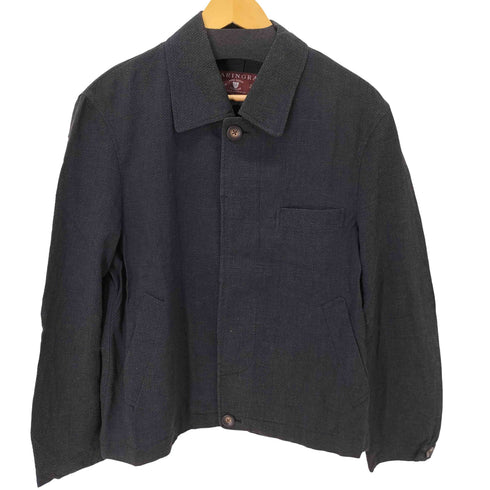 CHARINGRAM レーヨンリネン比翼ジャケット メンズ import:M