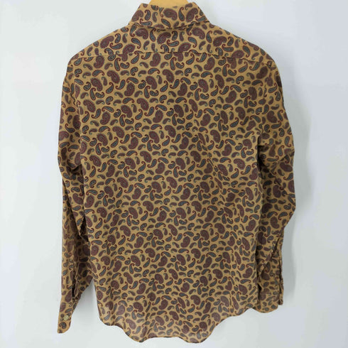 パーマネントプレス Permanent Press 70S ペイズリー柄 L/S シャツ メンズ import:M