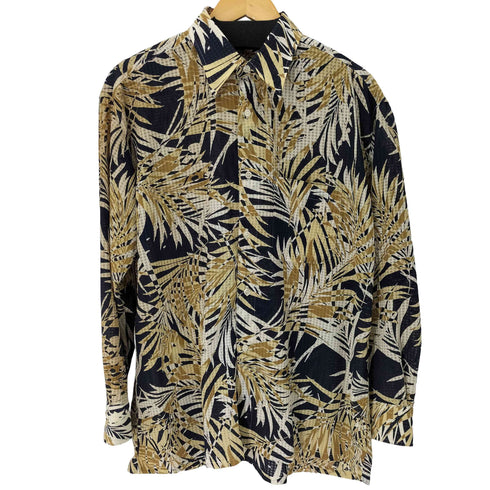 CLEVER シアサッカーアロハシャツ メンズ import:L