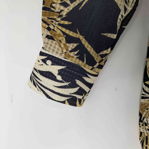 CLEVER シアサッカーアロハシャツ メンズ import:L