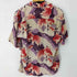 MAKANALEI S/S シルク100% 和柄オープンカラーシャツ メンズ SM¥¥¥SMALL