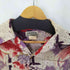 MAKANALEI S/S シルク100% 和柄オープンカラーシャツ メンズ SM¥¥¥SMALL