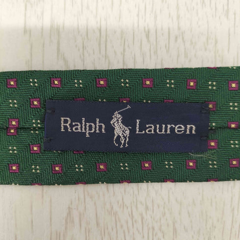 ラルフローレン RALPH LAUREN 総柄 シルクネクタイ メンズ