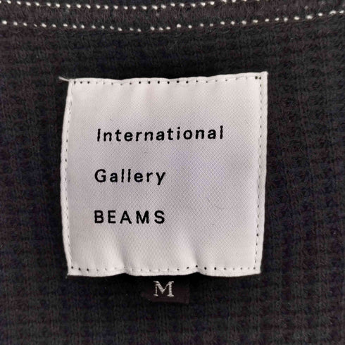 インターナショナルギャラリービームス International Gallery BEAMS ワッフルクルーネックTシャツ メンズ JPN:M