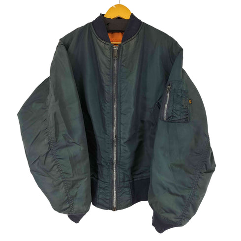 アルファインダストリーズ ALPHA INDUSTRIES MADE IN USA MA-1 フライトジャケット メンズ JPN:XXL