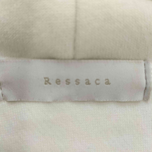 レサーカ Ressaca オーバーサイズ メタル ロゴ プリント プルオーバー パーカー ユニセックス レディース