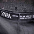 ザラ ZARA ゴールドリボンボタン ツイード ラメ ミニ ワンピース レディース import:XS