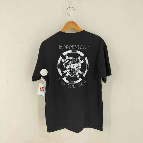 インディペンデント INDEPENDENT 90S~00S NHS社製 Skull Design T-Shirt メンズ import:M