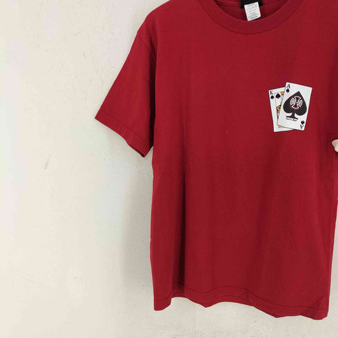 インディペンデント INDEPENDENT 90S~00S NHS社製 トランプロゴデザインT-Shirt メンズ import:M