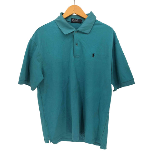 ポロバイラルフローレン Polo by RALPH LAUREN 90S 刺繍 半袖ポロシャツ メンズ import:XL