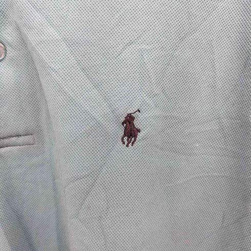 ポロバイラルフローレン Polo by RALPH LAUREN 90S 刺繍 半袖ポロシャツ メンズ import:XL