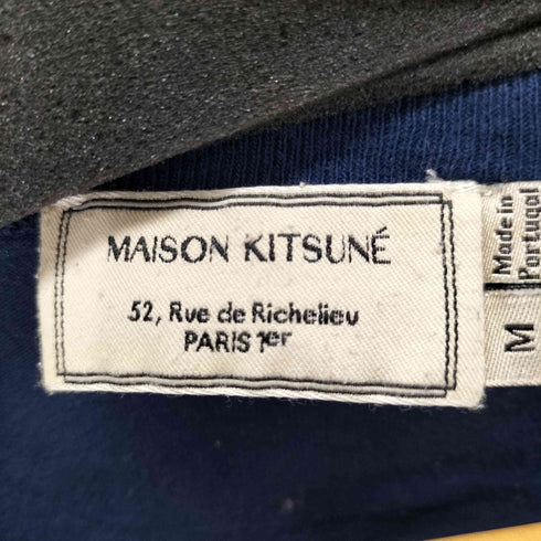 メゾンキツネ MAISON KITSUNE ブロンドロゴプリントカットソー メンズ JPN:M