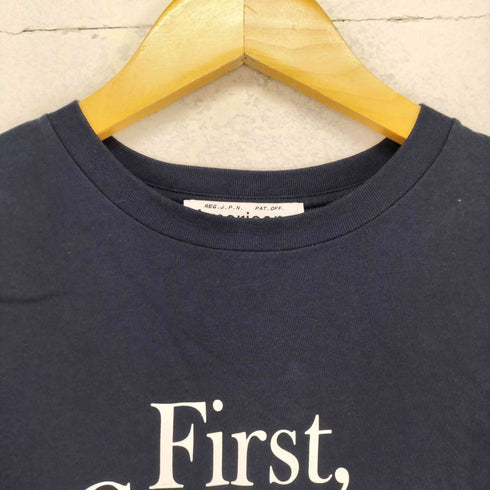 アメリカーナ Americana フロントプリントクルーネックTシャツ レディース