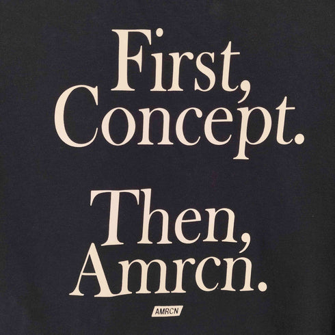 アメリカーナ Americana フロントプリントクルーネックTシャツ レディース