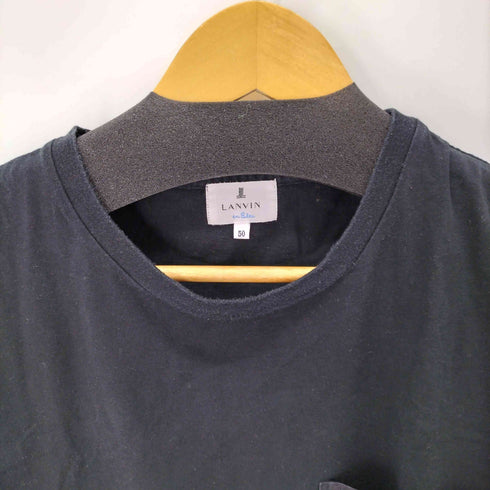 ランバンオンブルー LANVIN en Bleu レトロゲームプリント ポケットTシャツ メンズ JPN:50