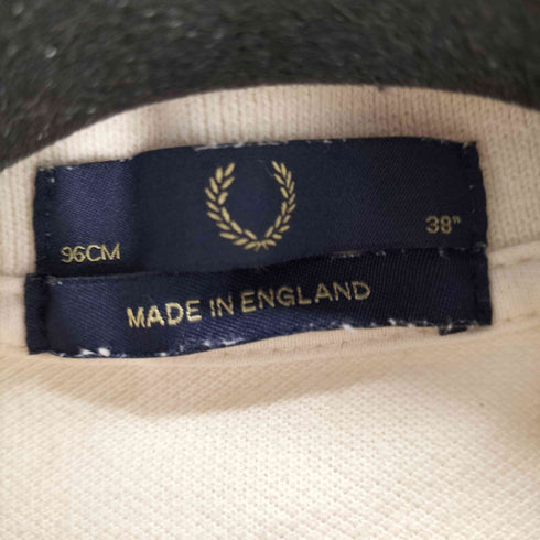 フレッドペリー FRED PERRY イングランド製 ロゴ刺繍 鹿の子 ポロシャツ メンズ UK:38