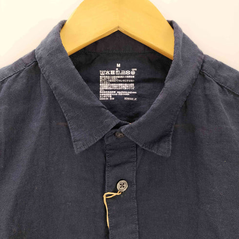 ムジルシリョウヒン 無印良品 リネン洗いざらし 半袖シャツ メンズ JPN:M