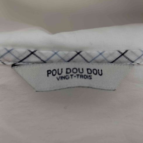 プードゥドゥ POU DOU DOU 24SS 丸襟 コットン シャツ ブラウス レディース JPN:M