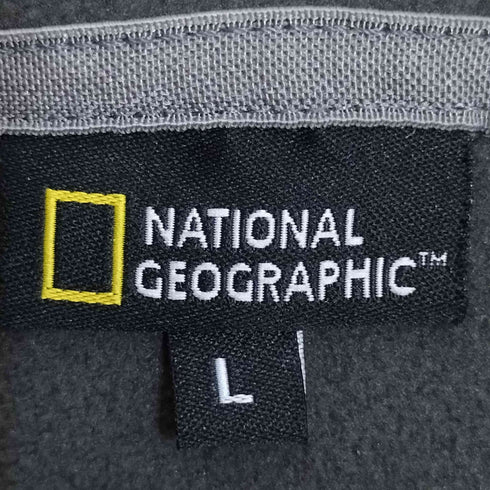 NATIONAL GEOGRAPHIC ジップアップ フリース フーデット ジャケット メンズ import:L