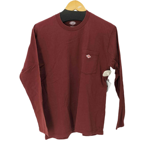 ダントン DANTON ロングスリーブクルーネックポケットTシャツ メンズ US:40