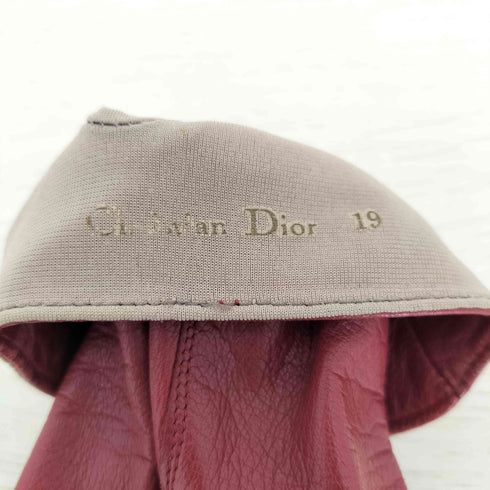 クリスチャンディオール Christian Dior レザーグローブ レディース 19