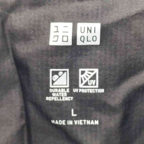 ユニクロ UNIQLO ポケッタブルUVカットアノラックパーカ(3Dカット) メンズ L